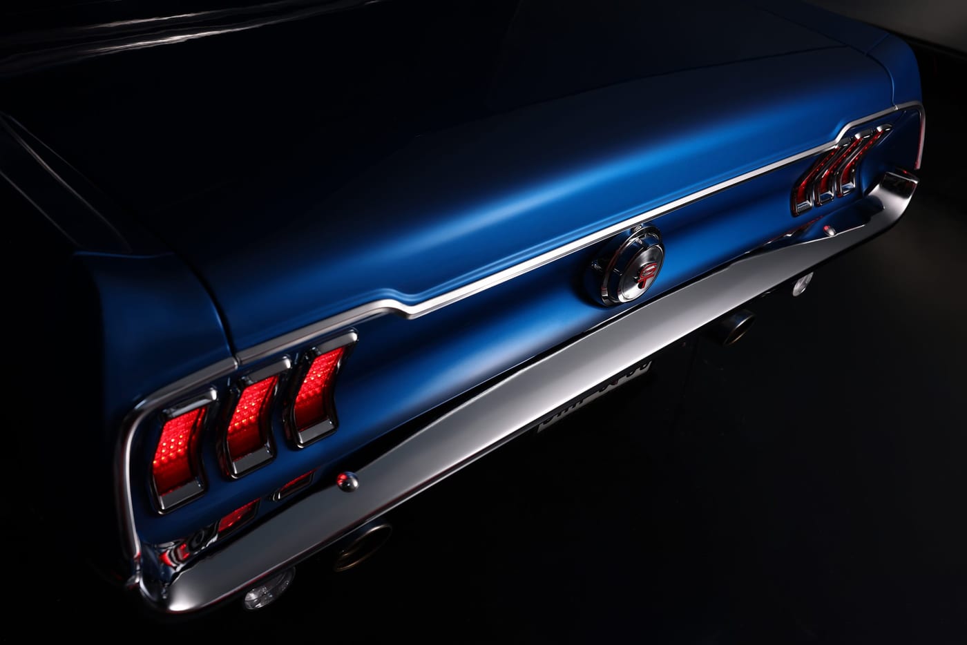 Ford Mustang GT detail, classic American muscle car shoot